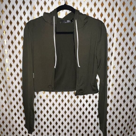 Green Athletic Zip up hoodie black bundle set size S - Picture 4 of 7